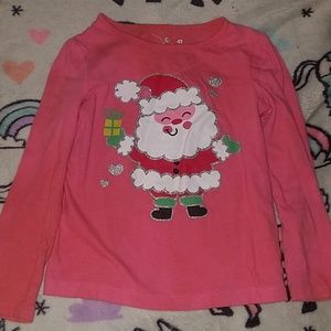 Jumping bean brand santa shirt